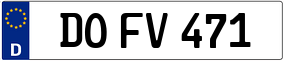 Truck License Plate